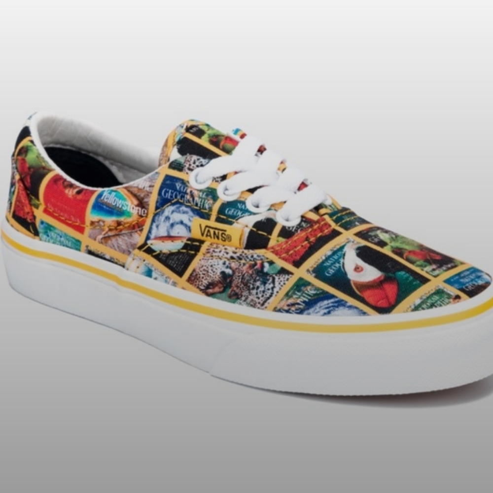 VANS Youth Size 1. NEW National Geographic